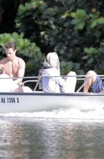 BRIE LARSON and Elijah Allan-Blitz on a Boat Ride in Hawaii 06/09/2022
