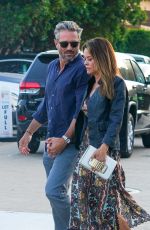 BROOKE BURKE and David Charvet Out for Dinner at Nobu in Malibu 06/28/2022