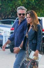BROOKE BURKE and David Charvet Out for Dinner at Nobu in Malibu 06/28/2022