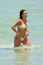 BRUNA BIANCARDI and RAFAELLA SANTOS in Bikinis at a Beach in Miami 06/12/2022