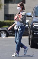 CALISTA FLOCKHART Out Shopping at a Supermarket in Brentwood 06/25/2022