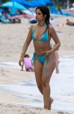 CAMILA CABELLO in Bikini at a Beach in Miami 06/14/2022