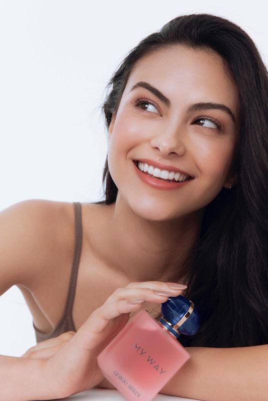 CAMILA MENDES for Armani My Way Fragrance 2022 Campaign