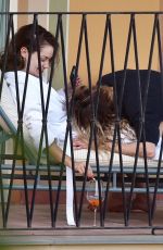 CARA DELEVINGNE and LEAH MASON Out Kissing in Portofino 06/07/2022