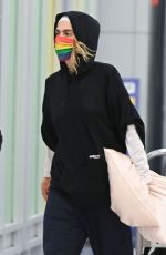 CARA DELEVINGNE Arrives at JFK Airport in New York 06/02/2022