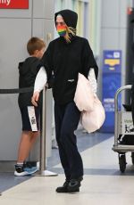 CARA DELEVINGNE Arrives at JFK Airport in New York 06/02/2022