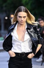 CARA DELEVINGNE at AMI - Alexandre Mattiussi Show at Paris Fashion Week 06/23/2022