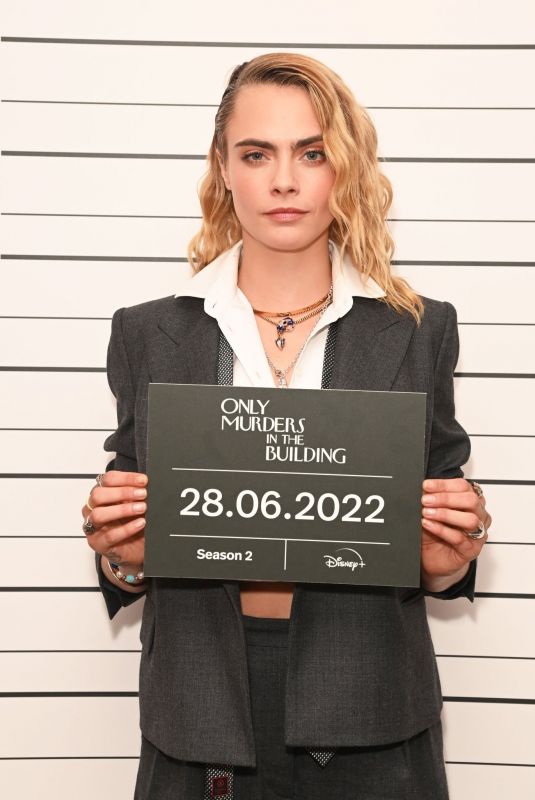 CARA DELEVINGNE at Only Murders in the Building, Season 2 Preview Screening in London 06/22/2022