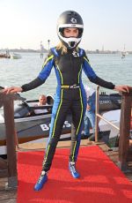 CARA DELEVINGNE at UIM E1 World Championship Launch at Venice Boat Show 06/04/2022