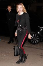 CARA DELEVINGNE Leaves Ami Afterparty at Paris Fashion Week 06/23/2022