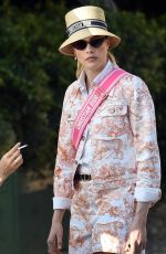CARA DELEVINGNE on the Set of a Christian Dior Photoshoot in Portofino 06/07/2022