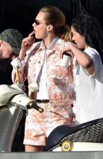 CARA DELEVINGNE on the Set of a Christian Dior Photoshoot in Portofino 06/07/2022