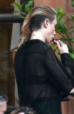CARA DELEVINGNE on the Set of Christian Dior Photoshoot in Portofino 06/06/2022