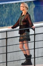 CARA DELEVINGNE on the Set of Christian Dior Photoshoot in Portofino 06/06/2022