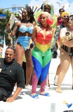 CARDI B at Pride Parade in West Hollywood 06/05/2022