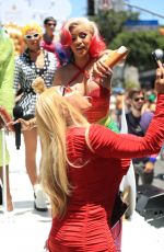 CARDI B at Pride Parade in West Hollywood 06/05/2022