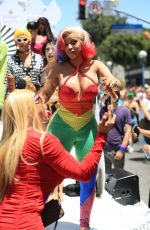 CARDI B at Pride Parade in West Hollywood 06/05/2022