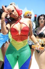 CARDI B at Pride Parade in West Hollywood 06/05/2022