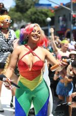 CARDI B at Pride Parade in West Hollywood 06/05/2022