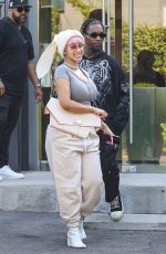 CARDI B Out Shopping at H.Lorenzo on Melrose Avenue in West Hollywood 06/08/2022