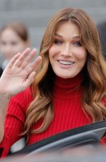 CARLA BRUNI Arrives at AMI Men