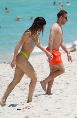 CAROLINA MIARELLI in Bikini at a Beach in Miami 06/12/2022