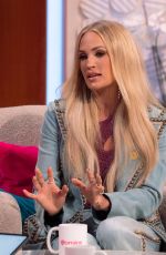 CARRIE UNDERWOOD at Lorraine TV Show in London 06/29/2022