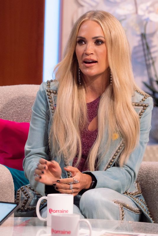 CARRIE UNDERWOOD at Lorraine TV Show in London 06/29/2022