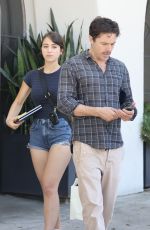 CAYLEE COWAN and Casey Affleck Out in Los Feliz 06/28/2022