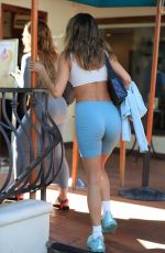 CHANTEL JEFFRIES and CATHERINE MCBROOM at Urth Caffe in West Hollywood 06/13/2022