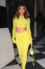 CHANTEL JEFFRIES Arrives at Herve Leger x Law Roach Collection Launch Party in Hollywood 06/15/2022