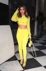 CHANTEL JEFFRIES Arrives at Herve Leger x Law Roach Collection Launch Party in Hollywood 06/15/2022