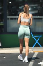 CHANTEL JEFFRIES Out for Smoothie at Earthbar in West Hollywood 06/29/2022