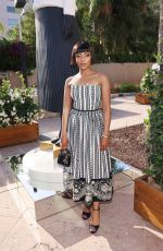 CHARITHRA CHANDRAN at Vogue x Snapchat: Redefining the Body, Curated by Edward Enninful Obe VIP Private View in Cannes 06/19/2022