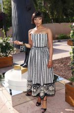 CHARITHRA CHANDRAN at Vogue x Snapchat: Redefining the Body, Curated by Edward Enninful Obe VIP Private View in Cannes 06/19/2022