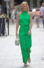 CHARLOTTE HAWKINS Arrives at Classic FM in London 06/23/2022