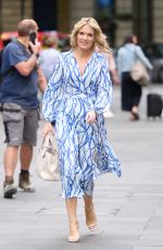 CHARLOTTE HAWKINS Arrives at Global Radio in London 06/30/2022