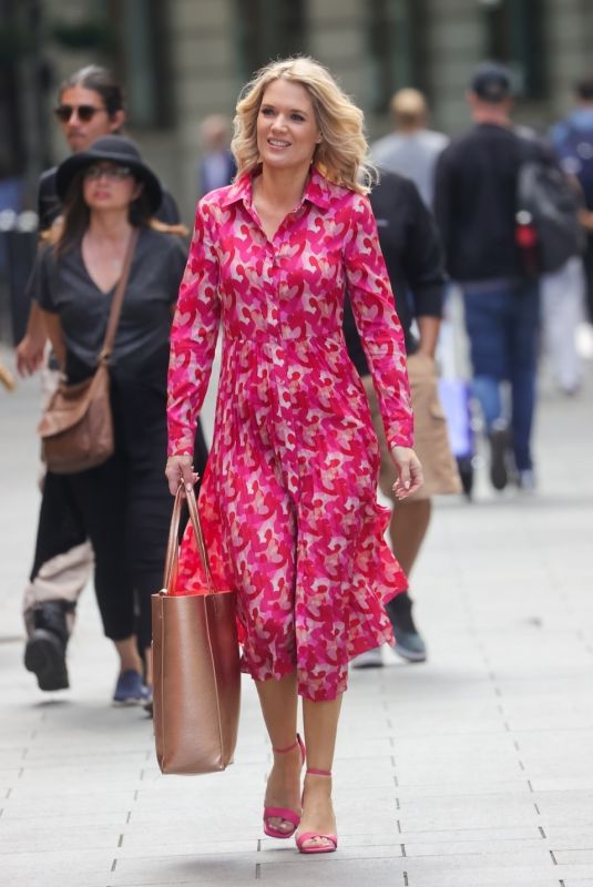 CHARLOTTE HAWKINS at Global Studios in London 06/10/2022