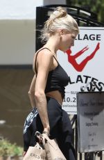 CHARLOTTE MCKINNEY Out Shopping in Pacific Palisades 06/24/2022