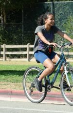 CHRISTINA MILIAN at a Bike Ride at Griffith Park in Los Angeles 06/13/2022