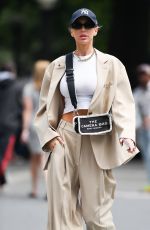 CHRISTINE QUINN Heading to Columbus Circle in New York 06/28/2022