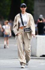 CHRISTINE QUINN Heading to Columbus Circle in New York 06/28/2022