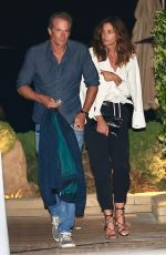 CINDY CRAWFORD and KAIA GERBER Leaves Family Dinner at Nobu in Malibu 05/31/2022