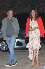 CINDY CRAWFORD and Rande Gerber Arrives at Nobu Restaurant in Malibu 06/21/2022