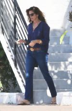 CINDY CRAWFORD in Denim Out in Malibu 06/29/2022