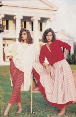 CINDY CRWFORD and CHRISTY TURLINGTON in Bloomingdale