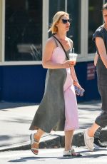 CLAIRE DANES Out for a Coffee with a Friend in New York 06/08/2022