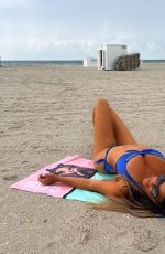 CLAUDIA ROMANI in Bikini at a Beach in South Beach 06/05/2022