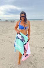CLAUDIA ROMANI in Bikini at a Beach in South Beach 06/05/2022