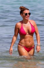 COLEEN ROONEY and LISA and Michael CARRICK at a Beach in Ibiza 06/17/2022